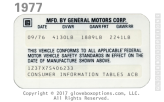 picture photo gm general motors car door certification 1977 gm part 999999 impact printer printed